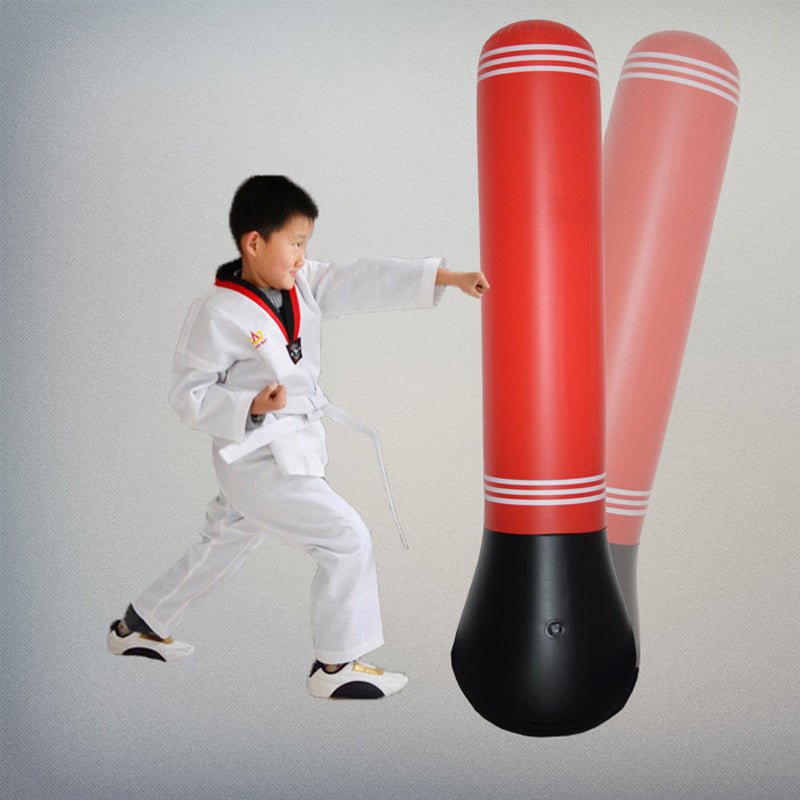 Sac de Boxe Gonflable Enfant & Adulte – Tour de Frappe 1.5m