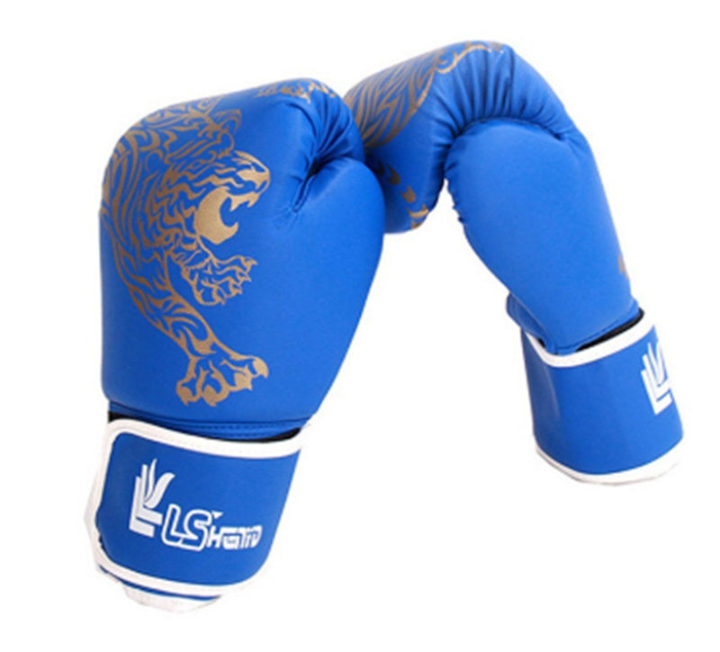 Gants de Boxe Tigre Flamme – Cuir PU Résistant Enfant Adulte