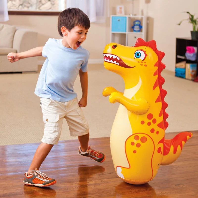 Sac de Boxe Gonflable Dinosaure 3D Enfant – Culbuto Interactif