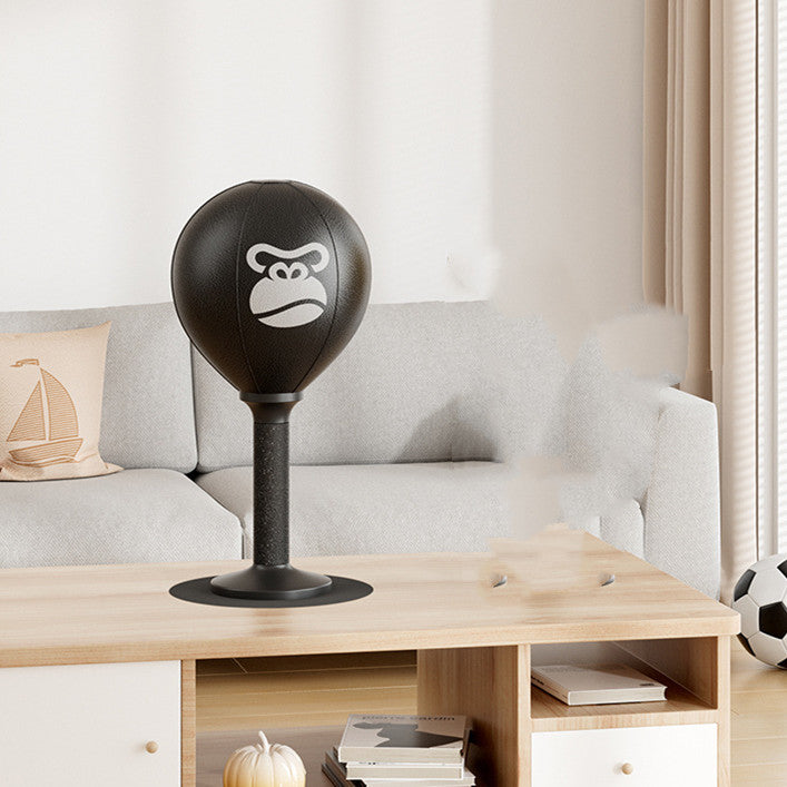 Ballon de Boxe Bureau Enfant – Ours & Singe Réaction Réflexes