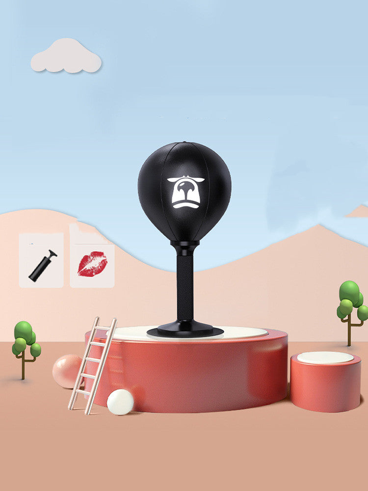 Ballon de Boxe Bureau Enfant – Ours & Singe Réaction Réflexes